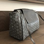 Goyard Goyardine Rouette PM Shoulder Bag Leather Gray - 2