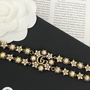 Gucci colorful double-layer crystal necklace - 6