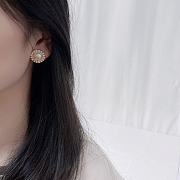 Valentino full diamond pearl earrings - 6