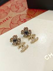 Chanel Four-leaf Clover Five-pointed Star Double C earrings - 5