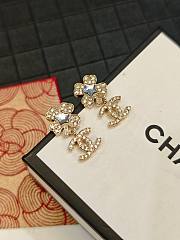 Chanel Four-leaf Clover Five-pointed Star Double C earrings - 4