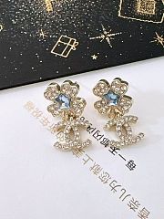 Chanel Four-leaf Clover Five-pointed Star Double C earrings - 2