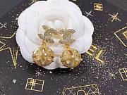 Chanel Pearl Braided Mesh Stud Earrings - 4
