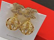Chanel Pearl Braided Mesh Stud Earrings - 3
