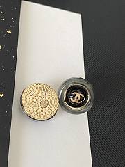 Chanel Chanel three-dimensional ring crystal sugar letter earrings - 6