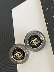Chanel Chanel three-dimensional ring crystal sugar letter earrings - 2