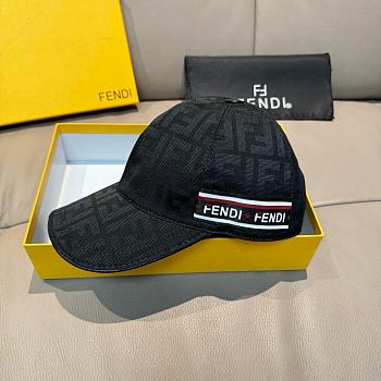 Fendi double F jacquard cap 02