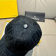 Fendi double F jacquard cap 02 - 5