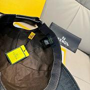 Fendi double F jacquard cap 02 - 3