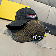Fendi double F jacquard cap 01 - 6