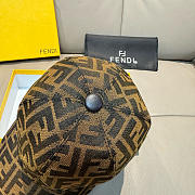 Fendi double F jacquard cap 01 - 4