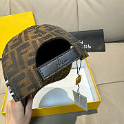 Fendi double F jacquard cap 01 - 3