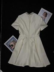 Chanel waist-cinching dress in beige - 6