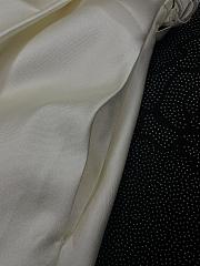 Chanel Pleated Silk and Wool Dress In Beige - 2