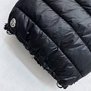 Moncler Teddy Plush Zipper Down Vest In Black - 2