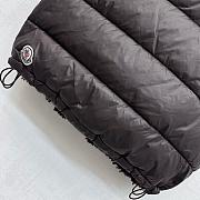 Moncler Teddy Plush Zipper Down Vest In Brown - 3