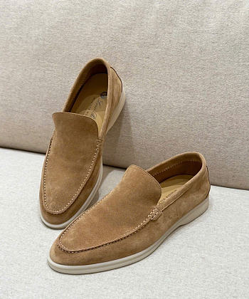 Loro Piana Summer Walk Loafer In Brown