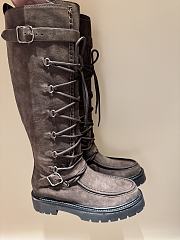 Hermes classic boots in dark brown - 3