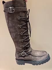 Hermes classic boots in dark brown - 5