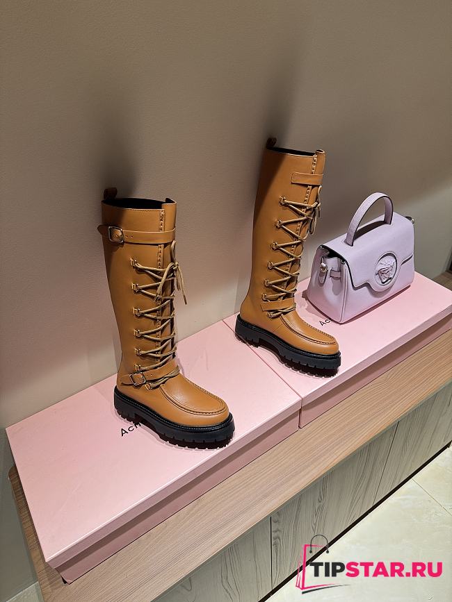 Hermes classic boots in brown - 1