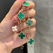 VCA Malachite five-flower bracelet green - 5
