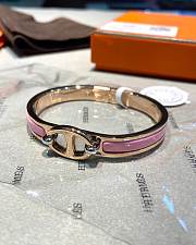 Hermès Mini Clic Chaine D'Ancre Bracelet Pink - 3