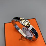 Hermès Mini Clic Chaine D'Ancre Bracelet Black - 5