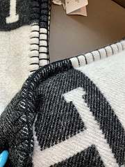 Hermes Blanket & Pillow In Black - 5