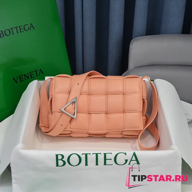 Bottega Veneta Padded Cassette Bag in Peachy - 1