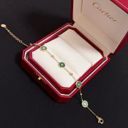 Cartier diamond bracelet in green - 5