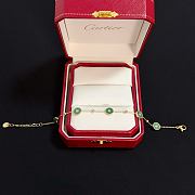 Cartier diamond bracelet in green - 3