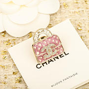Chanel Scented Bag Brooch Earrings - 6
