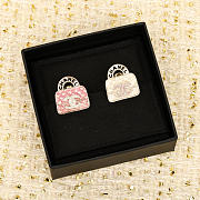 Chanel Scented Bag Brooch Earrings - 4