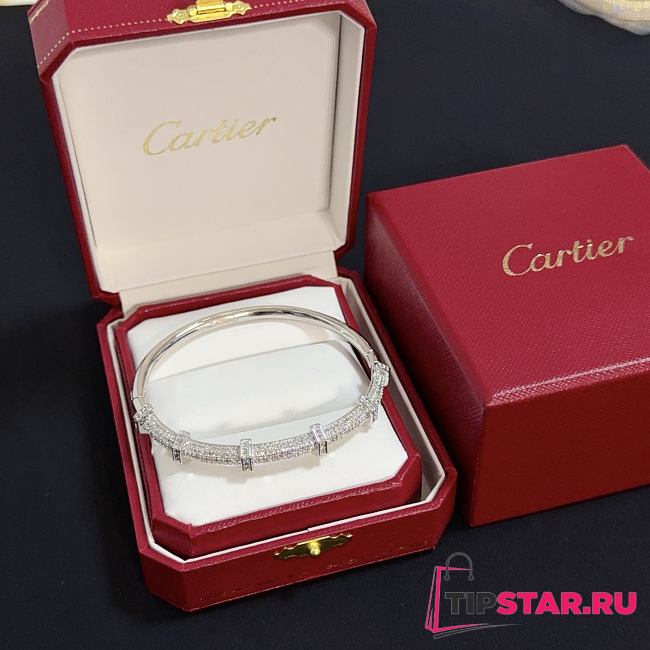 Cartier diamond bracelets silver - 1