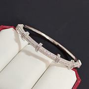 Cartier diamond bracelets silver - 4