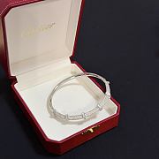 Cartier diamond bracelets silver - 3