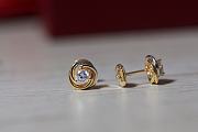Cartier Trinity solitaire diamond stud earrings - 5