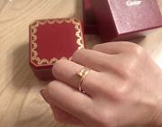 Cartier Miniature nail ring in gold/rose gold/silver - 6