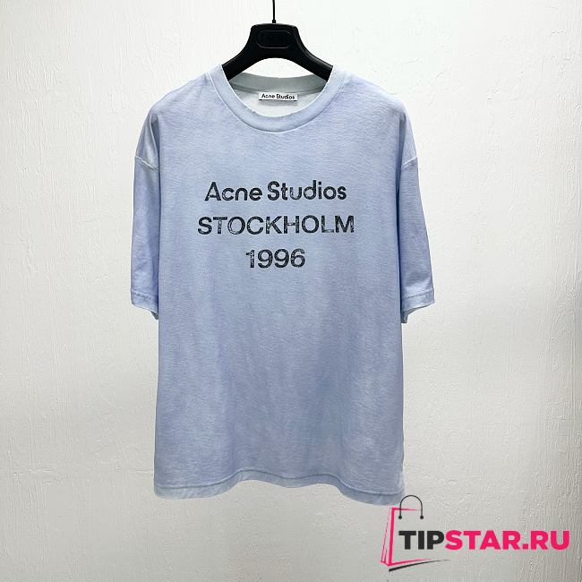 Acne Studios T-Shirt In Blue - 1