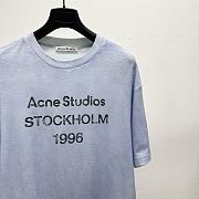 Acne Studios T-Shirt In Blue - 3