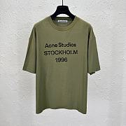 Acne Studios T-Shirt In Green - 4
