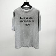 Acne Studios T-Shirt In Gray - 5