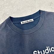 Acne Studios T-Shirt In Dark Blue - 3