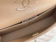 Chanel Classic Flap Bag Carviar Leather In Dark beige Size 23 cm - 6