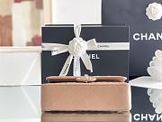 Chanel Classic Flap Bag Carviar Leather In Dark beige Size 23 cm - 5