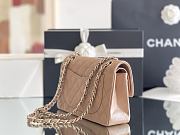 Chanel Classic Flap Bag Carviar Leather In Dark beige Size 23 cm - 4