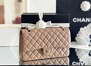 Chanel Classic Flap Bag Carviar Leather In Dark beige Size 25.5 cm - 5