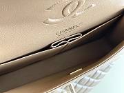 Chanel Classic Flap Bag Carviar Leather In Dark beige Size 25.5 cm - 4