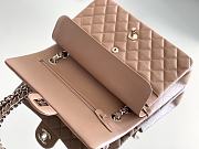 Chanel Classic Flap Bag Carviar Leather In Dark beige Size 25.5 cm - 3