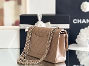 Chanel Classic Flap Bag Carviar Leather In Dark beige Size 25.5 cm - 2